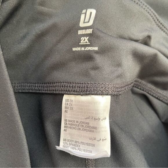 ✨ NWT Ideology Women’s Essentials Colorblocked Cropped Leggings – Size 2X - Picture 7 of 11